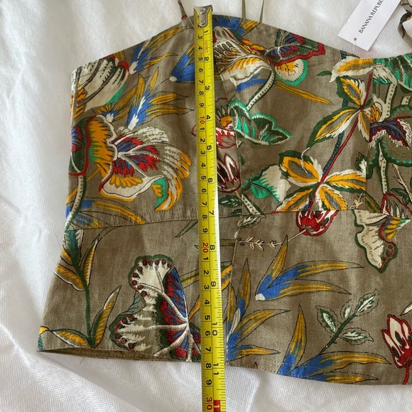 Banana Republic Linen Meridian Tie Back Crop Top - Picture 8 of 10